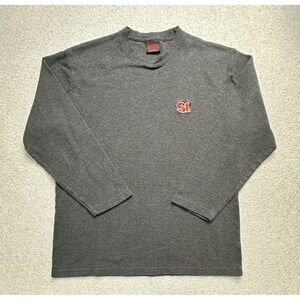 Sports Illustrated Shirt Thermal Long Sleeve Mens Large Pullover Crewneck SI SI.